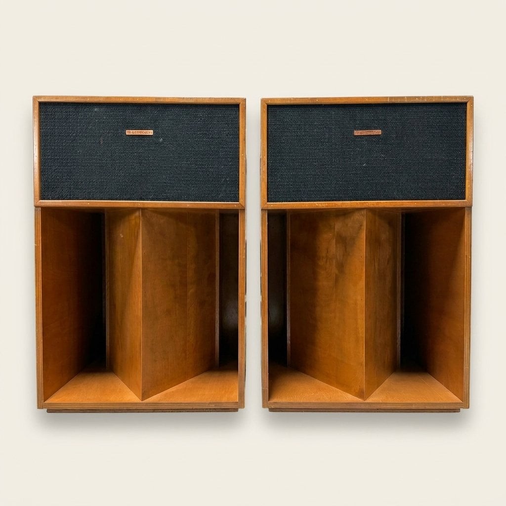 Pair of Klipsch La Scala horn-loaded loudspeakers